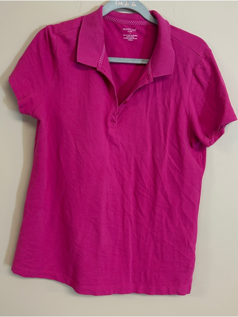 Northcrest Women's Vibrant Magenta Polo Top